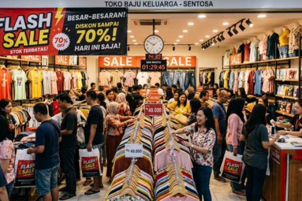 Lawan "Flash Sale" Fiktif