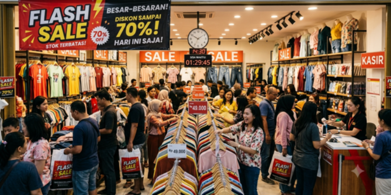 Lawan "Flash Sale" Fiktif