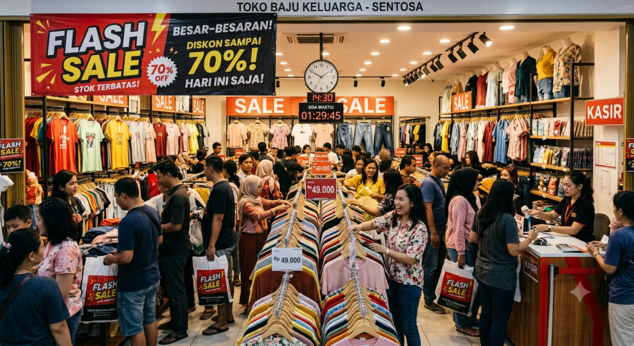 Lawan "Flash Sale" Fiktif