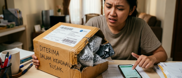 Paket Belanja Online Hilang atau Rusak Parah di Ekspedisi