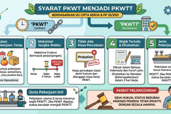 PKWT menjadi PKWTT