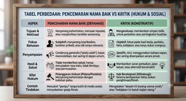 Beda Tipis Pencemaran Nama Baik dan Kritik Sah Menurut Aturan ITE Terbaru