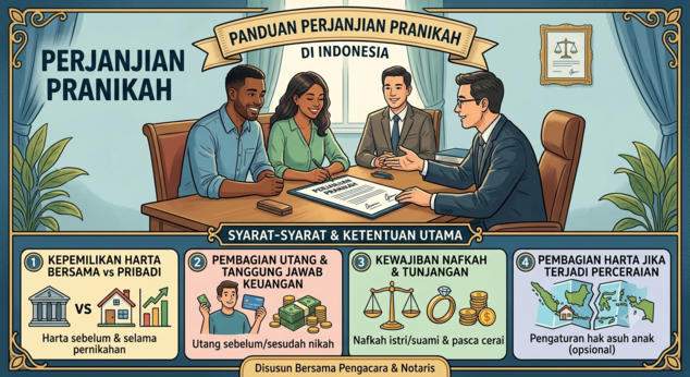 Perjanjian Pranikah (Prenup) 2026: Syarat, Biaya Notaris, dan Kenapa Gen Z Wajib Punya