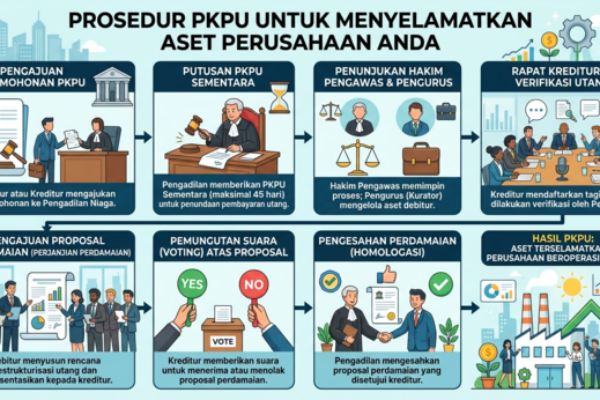 Bisnis Terancam Pailit? Pahami Prosedur PKPU untuk Menyelamatkan Aset Perusahaan Anda