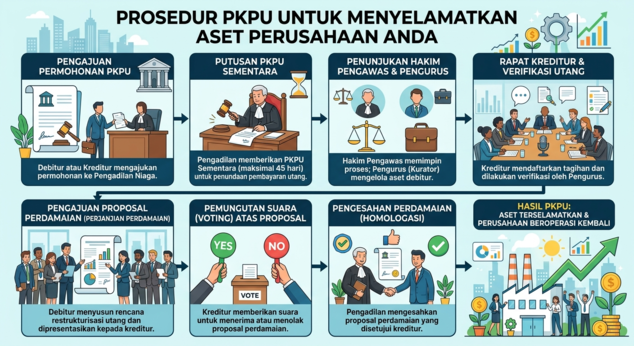 Bisnis Terancam Pailit? Pahami Prosedur PKPU untuk Menyelamatkan Aset Perusahaan Anda